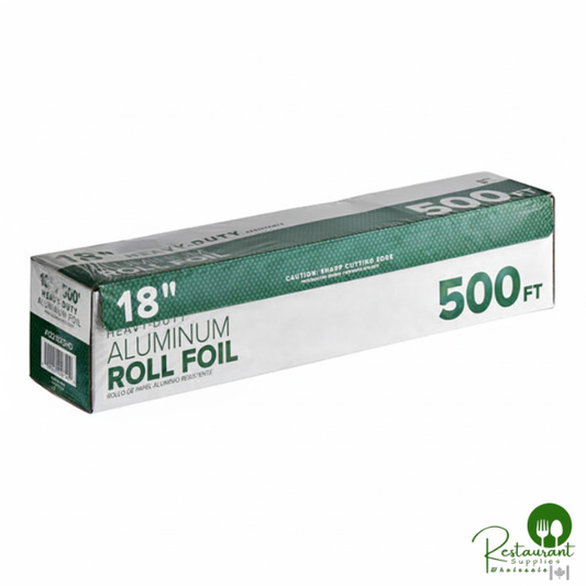 18" x 500' Food Service Heavy-Duty Aluminum Foil Roll By Prime