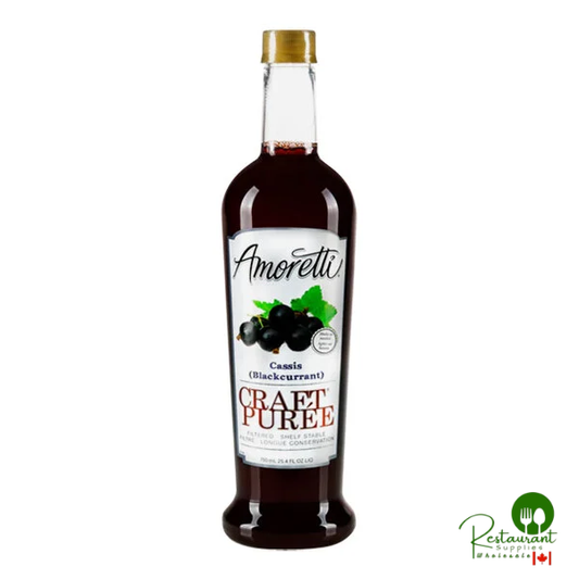 Amoretti Cassis (Blackcurrant) Craft Puree 25.4 fl. oz.