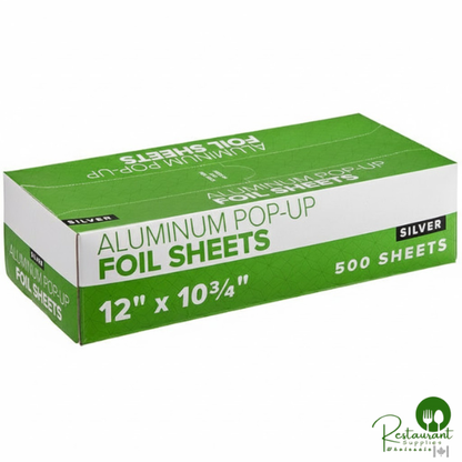 12" x 10 3/4" Food Service Interfolded Pop-Up Foil Sheets By Prime - 3,000/Case