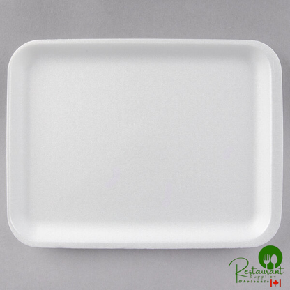 CKF 88120 (#20S) White Foam Meat Tray 8 3/4" x 6 1/2" x 3/4" - 500/Case