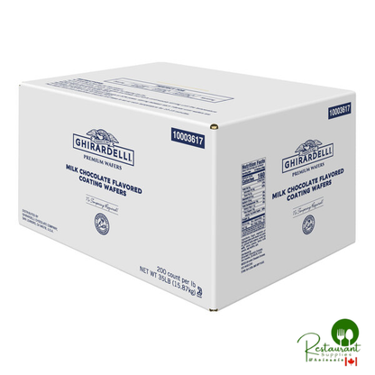 Ghirardelli Milk Chocolate-Flavored Coating Wafers 35 lb.