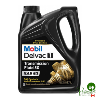 MOBIL DELVAC 1 TRANS FLUID V50 – CASE OF 3 – 1 GALLON JUGS