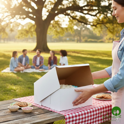 Southern Champion 12" x 12" x 6" White Cake / Bakery Box - 50/Case