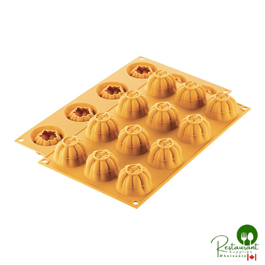 Silikomart Pomodoro 12 Compartment Tomato Silicone Baking Mold - 1 11/16" x 1 1/8" Cavities POMODORO