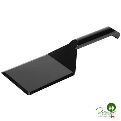 Fineline 3313-BK Platter Pleasers 10" Black Disposable Spatula - 48/Case