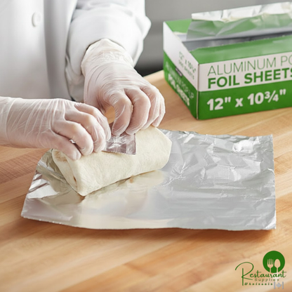 12" x 10 3/4" Food Service Interfolded Pop-Up Foil Sheets By Prime - 3,000/Case