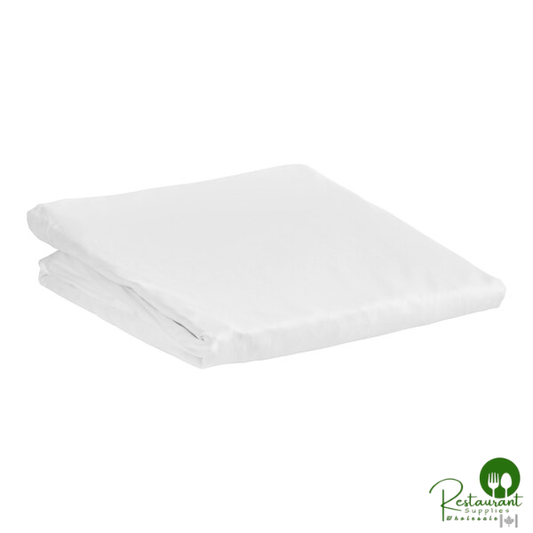 1888 Mills Flourish White Microfiber Fitted Sheet