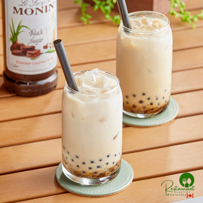 Monin Premium Black Sugar Flavoring Syrup 1 Liter - 4/Case
