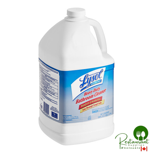 Lysol RAC94201CT 1 Gallon Disinfectant Heavy-Duty Bathroom Cleaner - 4/Case