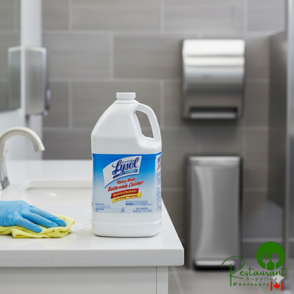 Lysol RAC94201CT 1 Gallon Disinfectant Heavy-Duty Bathroom Cleaner - 4/Case