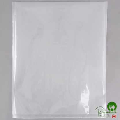 186EVB1518 15" x 18" Jumbo 2 Gallon Full Mesh External Vacuum Packaging Pouches / Bags 3 Mil By Prime - 50/Pack