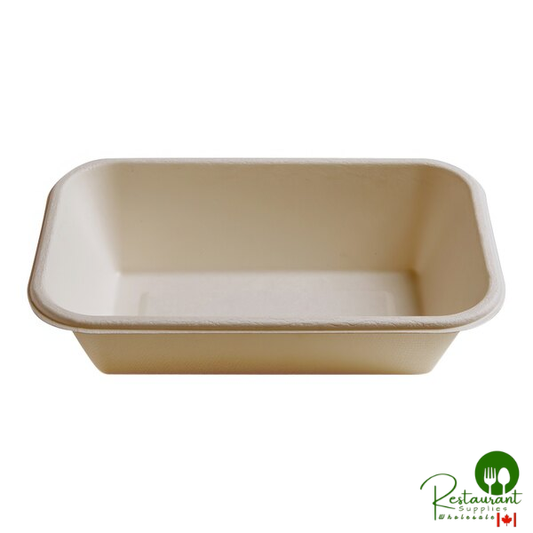 Fineline 43RCB32 Conserveware 32 oz. Bagasse Rectangular Bowl - 300/Case