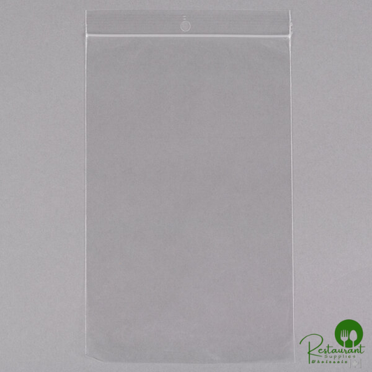 LK Packaging Plastic Food Bag 5" x 8" Seal Top with Hang Hole - 1,000/Box