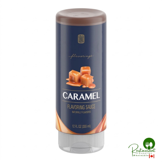 Capora Caramel Flavoring Sauce 12 fl. oz. By Prime - 6/Case
