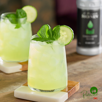 Monin Basil Concentrated Flavor 375 mL - 4/Case