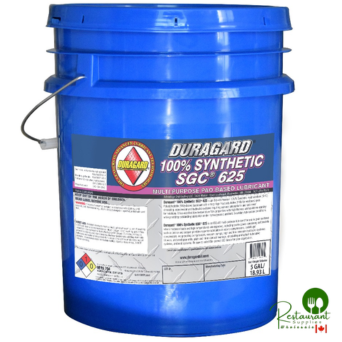 DURAGARD® SGC 625 100% PAO SYNTHETIC ISO-46 REPLACES MOBIL SHC 525 & 625 – 5 GALLON PAIL