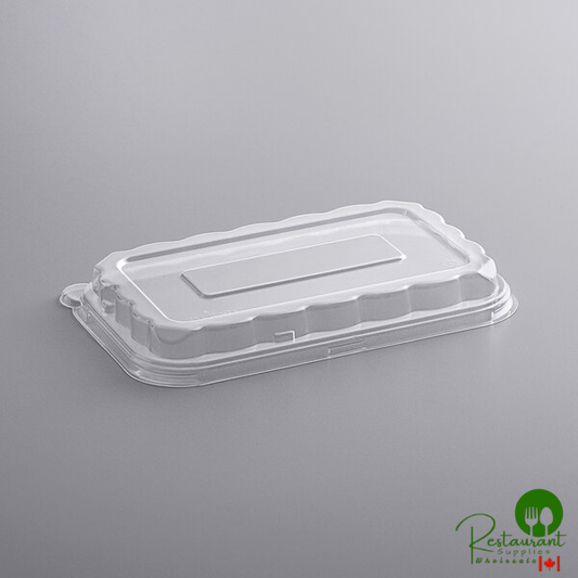 Fineline 42RCL2432 Conserveware PETE Dome Lid for 24/32 oz. Rectangular Bowls - 300/Case