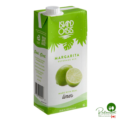 Island Oasis Margarita Beverage Mix 1 Liter - 12/Case