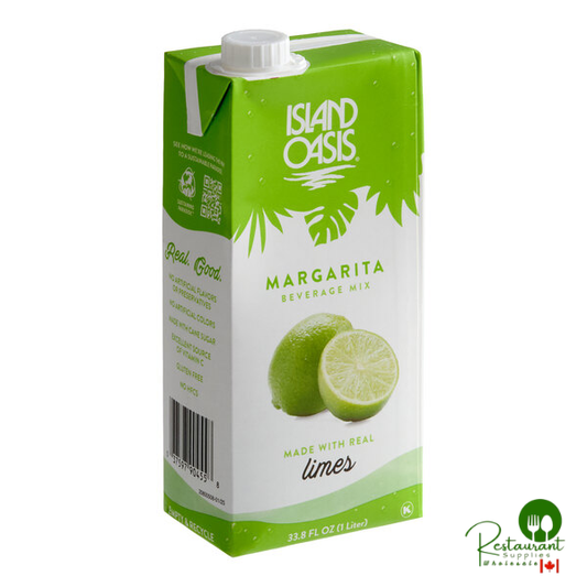 Island Oasis Margarita Beverage Mix 1 Liter - 12/Case