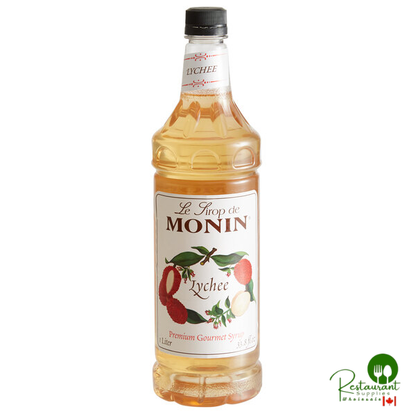 Monin Premium Lychee Flavoring Syrup 1 Liter - 4/Case
