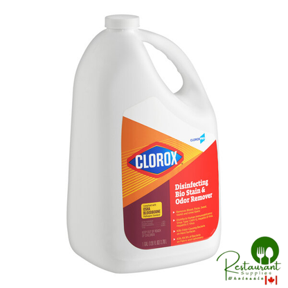CloroxPro Clorox CLO31910 1 Gallon Disinfecting Bio Stain and Odor Remover - 4/Case