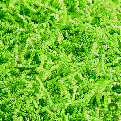 10 lb. Crinkle Paper Shred Lime Green By Prime