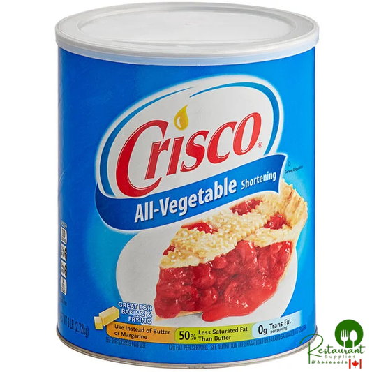 Crisco Regular All Vegetable Shortening 6 lb. - 6/Case