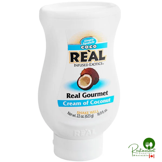 Real Cream of Coconut Infused Syrup 16.9 fl. oz. - 12/Case