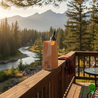 Duro 25 lb. Shorty Natural Kraft Paper Bag - 500/Bundle