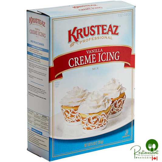 Krusteaz Professional 5 lb. Vanilla Creme Icing Mix - 6/Case
