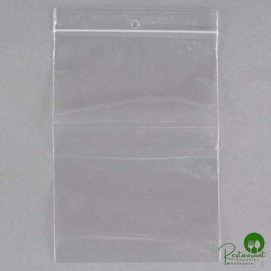 LK Packaging Plastic Food Bag 5" x 7" Seal Top with Hang Hole - 1,000/Box