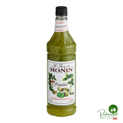 Monin Pistachio Syrup 1 Liter - 4/Case