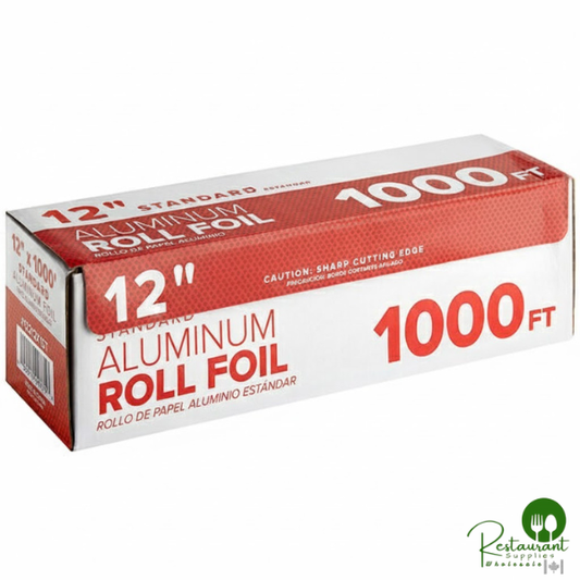 12" x 1000' Food Service Standard Aluminum Foil Roll By Prime