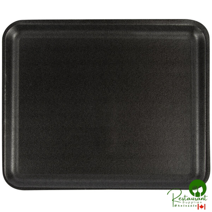 CKF 87812 (#12S) Black Foam Meat Tray 11" x 9" x 1/2" - 250/Case