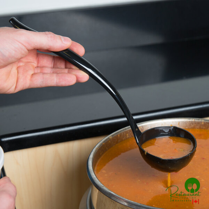 Sabert 4 oz. Black Disposable Polypropylene Ladle - 36/Case