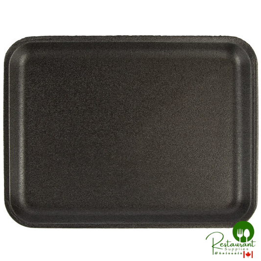 CKF 87820 (#20S) Black Foam Meat Tray 8 3/8" x 6 1/2" x 3/4" - 500/Case