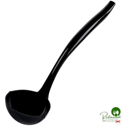 Sabert 4 oz. Black Disposable Polypropylene Ladle - 36/Case