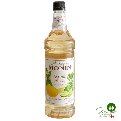 Monin Premium Exotic Citrus Flavoring Syrup 1 Liter - 4/Case