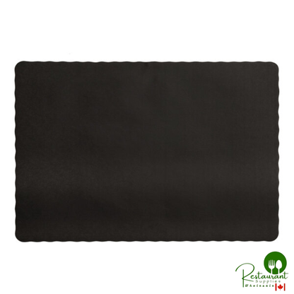 10" x 14"  multiple Colored Paper Placemat with Scalloped Edge By Prime - 1,000/Case