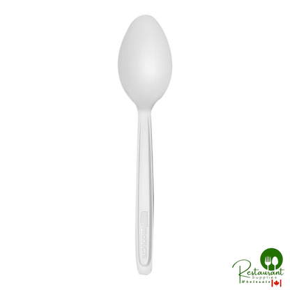 Eco-Products 6" White Compostable PLA Plastic Dispensable Spoon for Cutlerease Dispensers - 960/Case