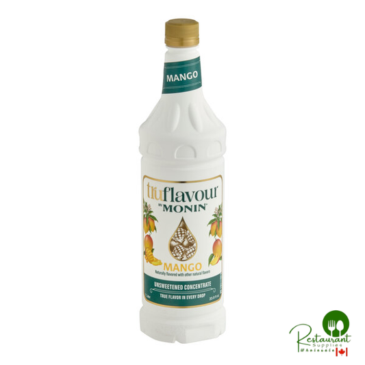 TruFlavour by Monin Unsweetened Mango Flavor Concentrate 1 Liter - 4/Case
