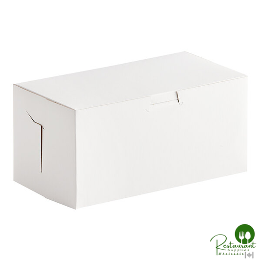 Southern Champion 8" x 4" x 4" White Cupcake / Bakery Box - 250/Case