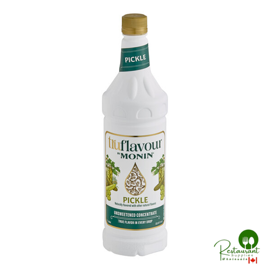 TruFlavour by Monin Unsweetened Pickle Culinary Flavor Concentrate 1 Liter - 4/Case