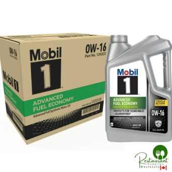 MOBIL 1 0W16 – CASE OF 3 – 5 QUART BOTTLES