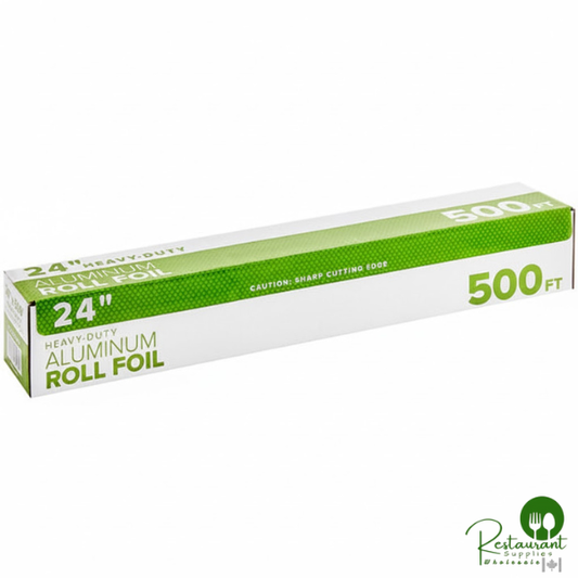 24" x 500' Food Service Heavy-Duty Aluminum Foil Roll By Prime