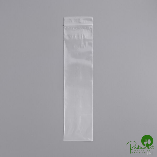 LK Packaging Clear Line 3" x 12" Seal Top Plastic Food Bag - 1,000/Case