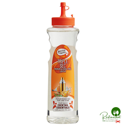 Master of Mixes 375 mL Triple Sec Syrup - 12/Case