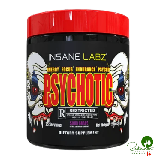 Insane Labz Psychotic Restricted Preworkout Rated R 25 Servings