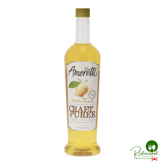Amoretti White Peach Craft Puree 25.4 fl. oz.