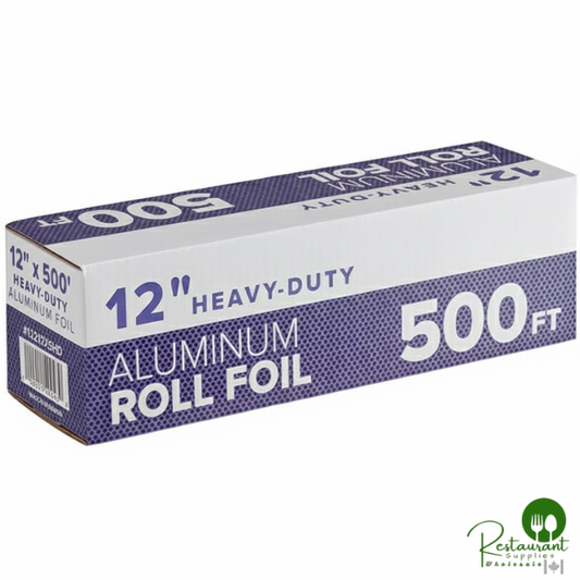 12" x 500' Food Service Heavy-Duty Aluminum Foil Roll By Prime